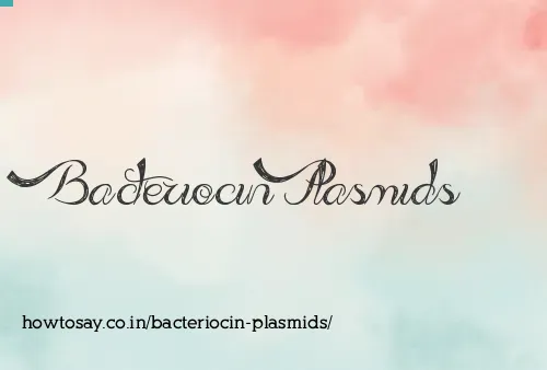 Bacteriocin Plasmids