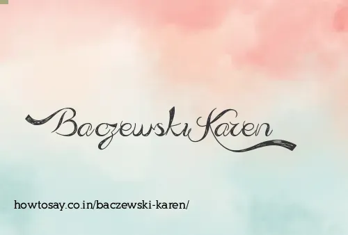 Baczewski Karen