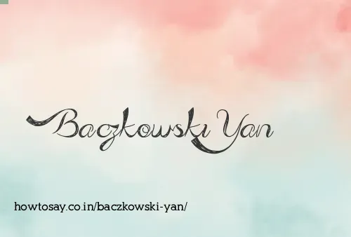Baczkowski Yan