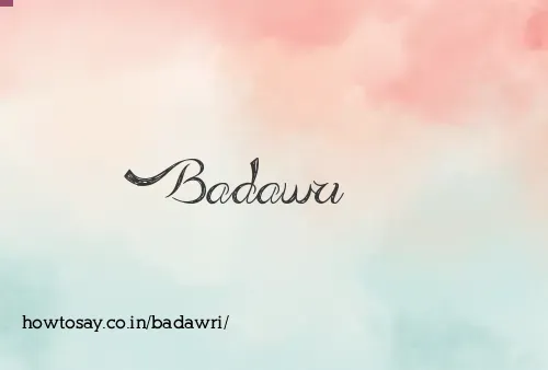 Badawri