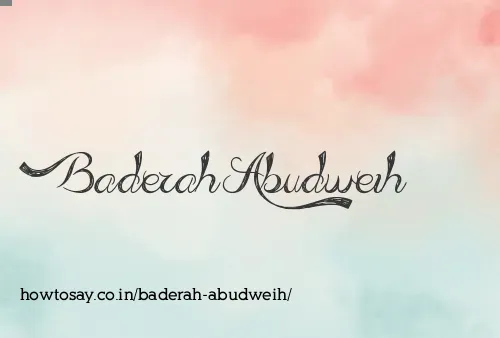 Baderah Abudweih