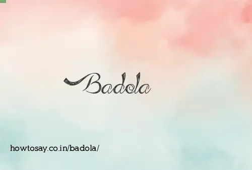 Badola