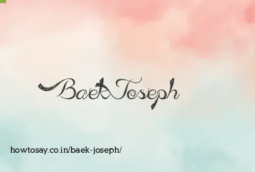 Baek Joseph