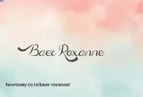 Baer Roxanne