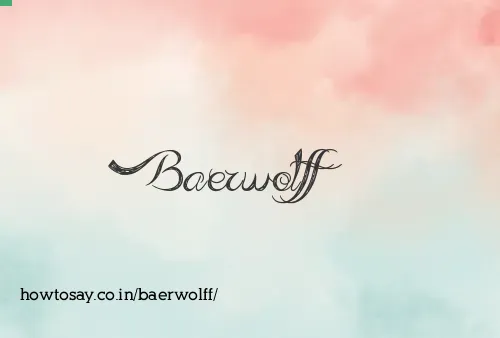 Baerwolff