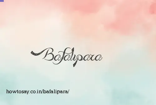 Bafalipara