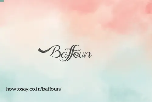 Baffoun