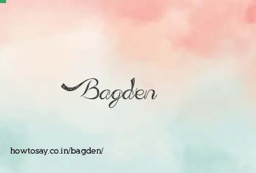 Bagden