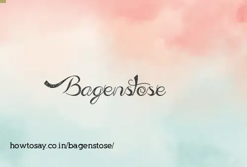 Bagenstose