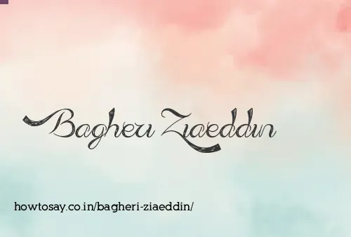 Bagheri Ziaeddin