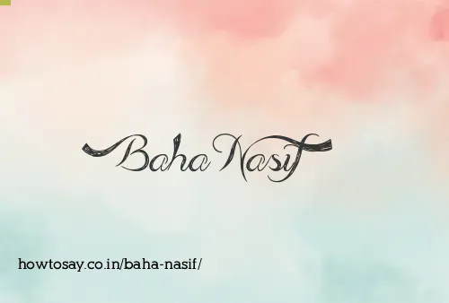 Baha Nasif