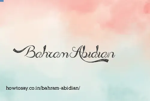 Bahram Abidian