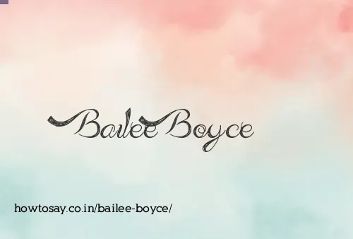 Bailee Boyce
