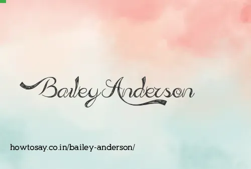 Bailey Anderson