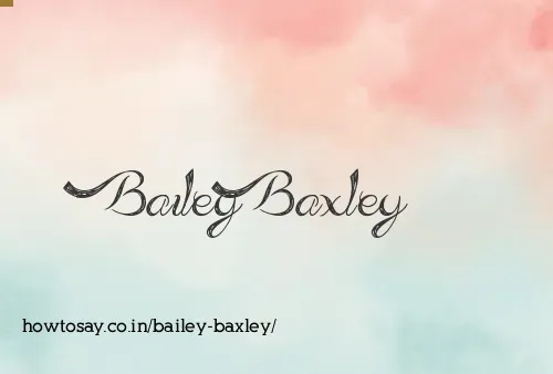 Bailey Baxley