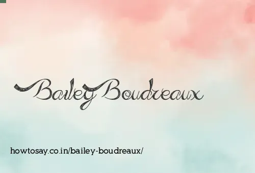 Bailey Boudreaux