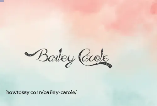 Bailey Carole