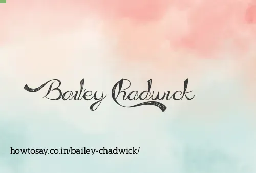 Bailey Chadwick