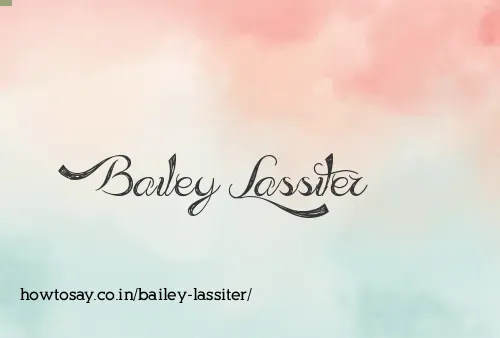 Bailey Lassiter