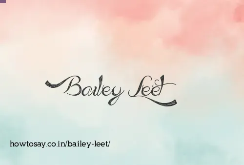 Bailey Leet