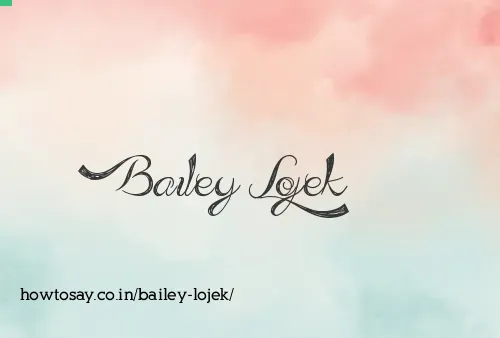 Bailey Lojek