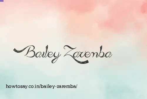 Bailey Zaremba