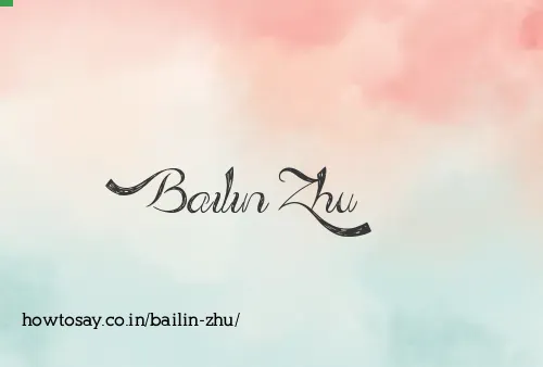 Bailin Zhu
