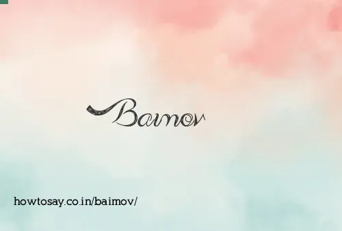 Baimov