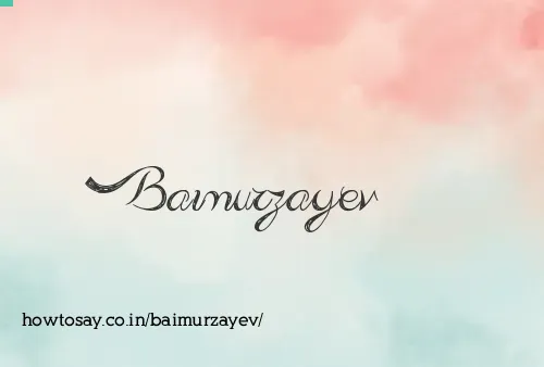 Baimurzayev