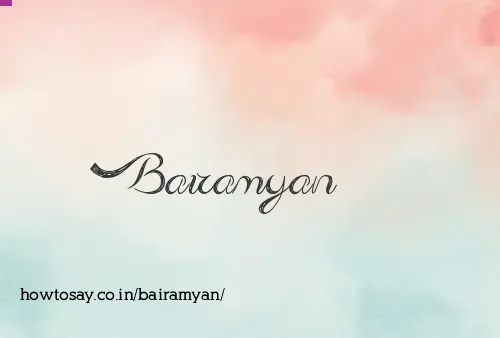 Bairamyan