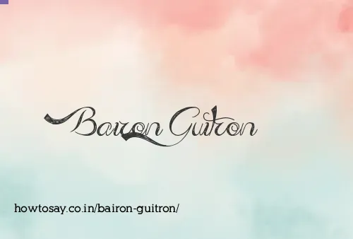 Bairon Guitron