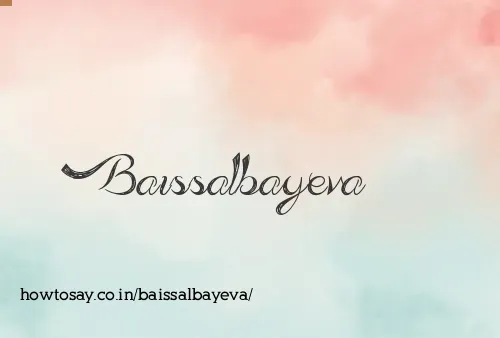 Baissalbayeva