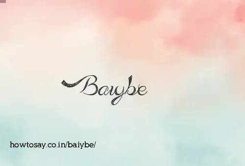 Baiybe