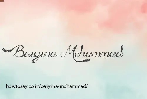 Baiyina Muhammad