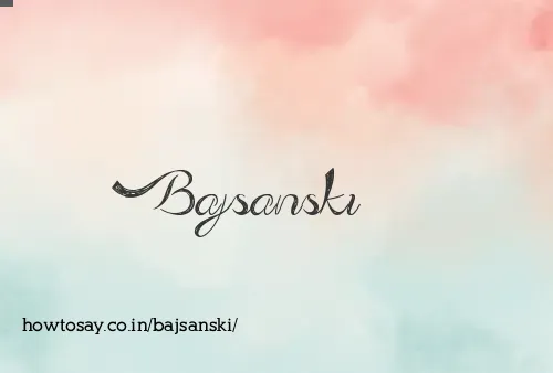 Bajsanski
