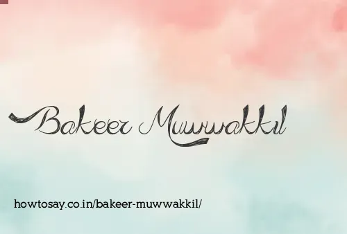 Bakeer Muwwakkil