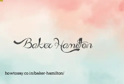 Baker Hamilton