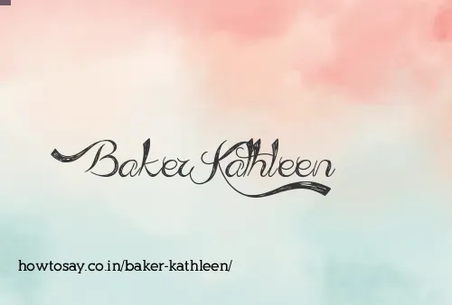 Baker Kathleen