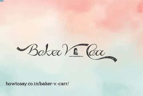 Baker V. Carr