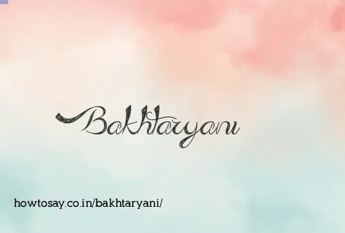 Bakhtaryani