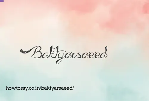 Baktyarsaeed