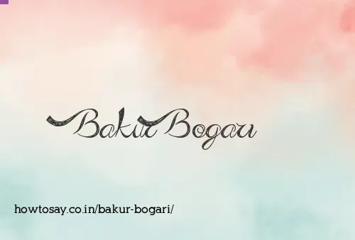 Bakur Bogari