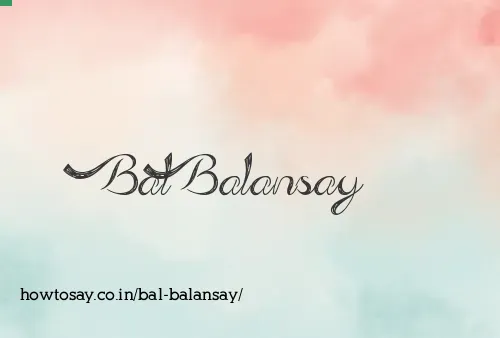 Bal Balansay