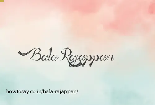 Bala Rajappan