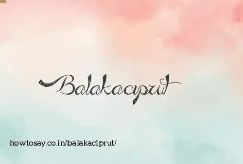 Balakaciprut