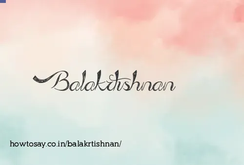 Balakrtishnan