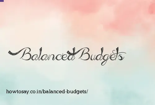 Balanced Budgets