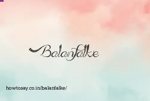 Balanfalke