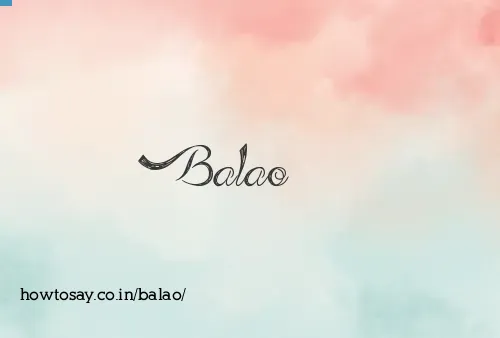 Balao