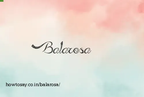 Balarosa